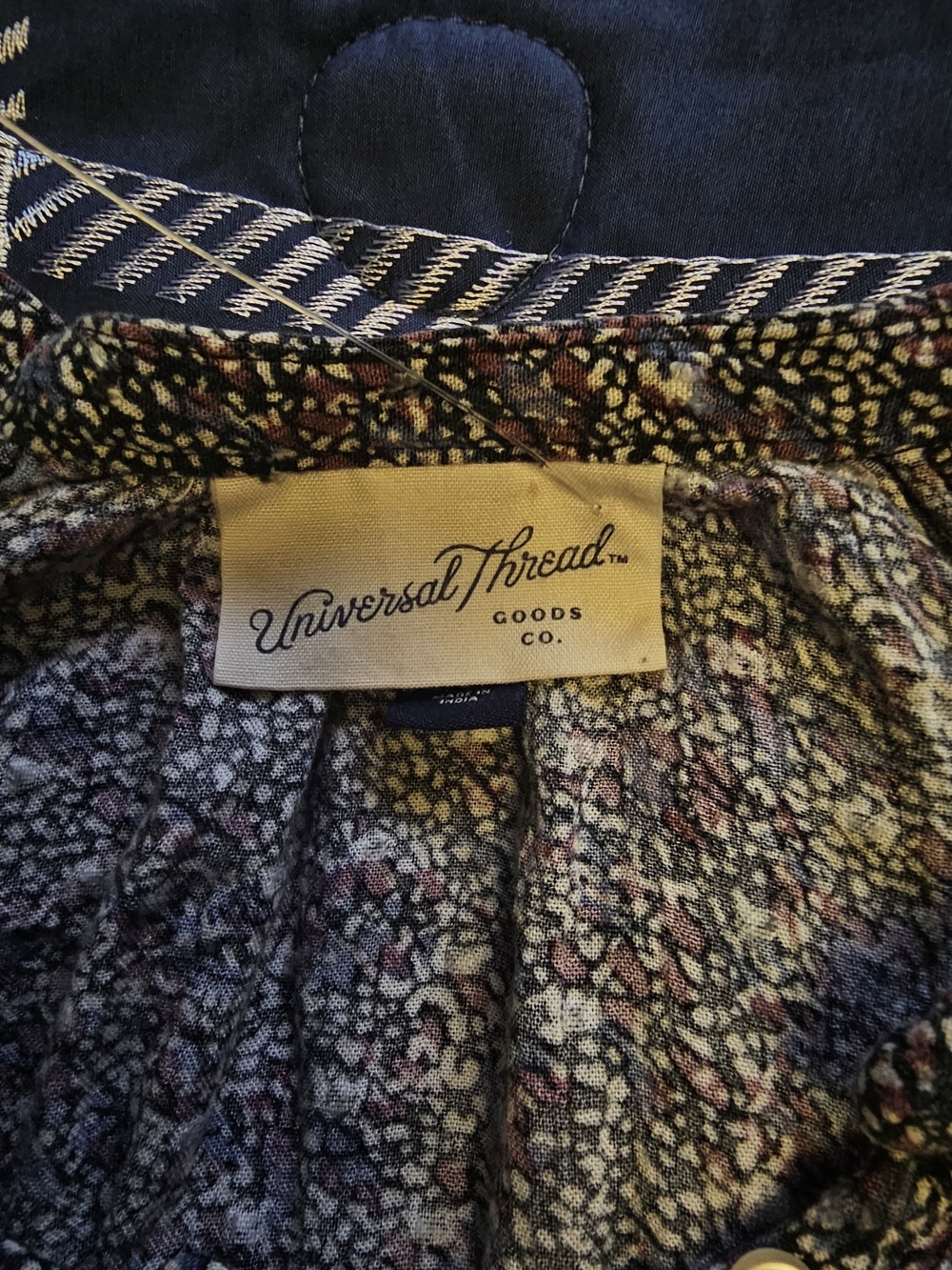 Universal Thread Brown Multi-Spot Button-Front Jacket - Picture 4 of 6